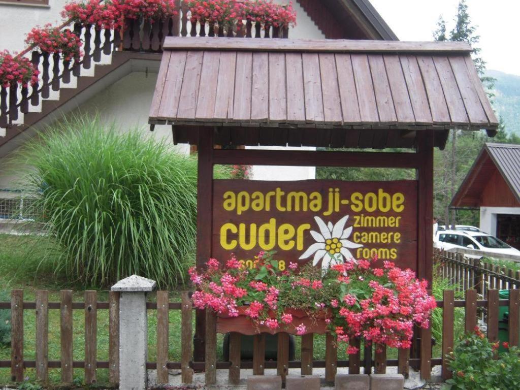 Apartmaji In Sobe Cuder Soca Exterior photo